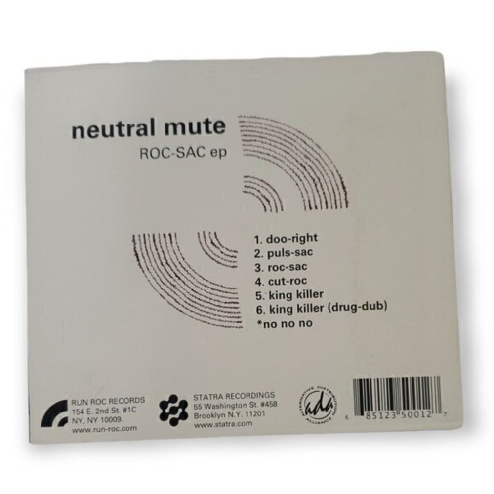 NEUTRAL MUTE  - Roc-Sac‎  EP [2005 CD] - Picture 2 of 3